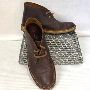Clarks Originals Women's Desert Boot Chukka Brown Leather Crepe Sole Size 7.5M